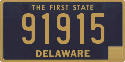 DE license plate 91915