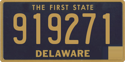 DE license plate 919271