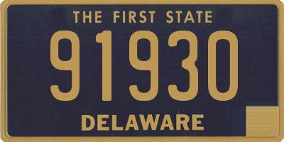 DE license plate 91930