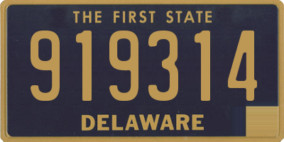 DE license plate 919314
