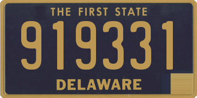 DE license plate 919331