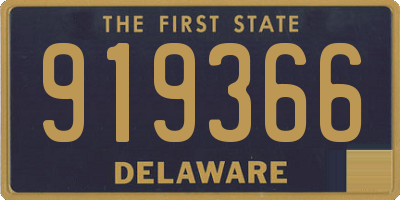 DE license plate 919366