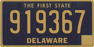 DE license plate 919367
