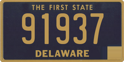 DE license plate 91937