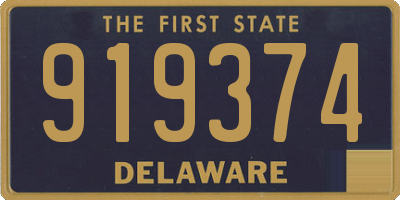 DE license plate 919374