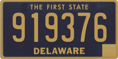 DE license plate 919376