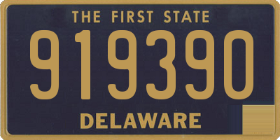 DE license plate 919390
