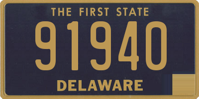 DE license plate 91940