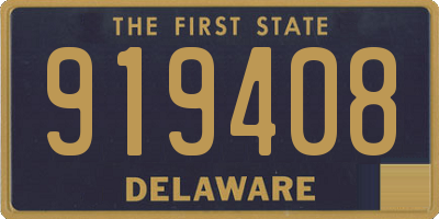 DE license plate 919408