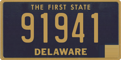 DE license plate 91941