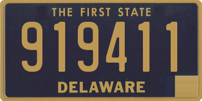 DE license plate 919411