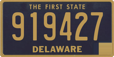 DE license plate 919427