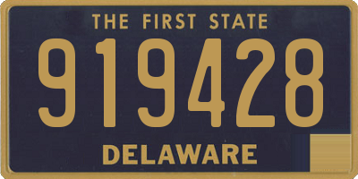DE license plate 919428