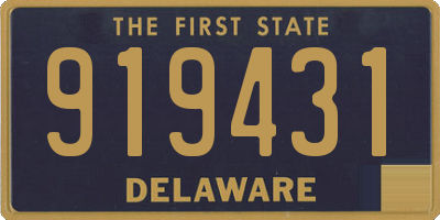 DE license plate 919431