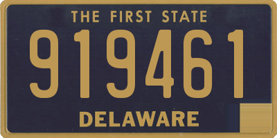 DE license plate 919461
