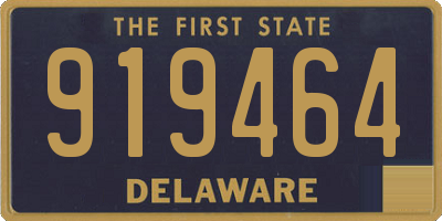 DE license plate 919464