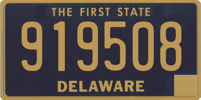 DE license plate 919508