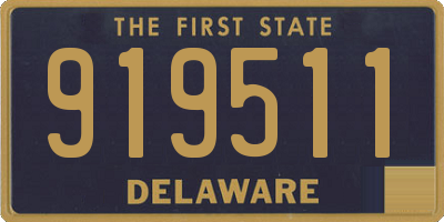 DE license plate 919511