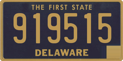 DE license plate 919515