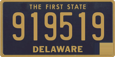 DE license plate 919519