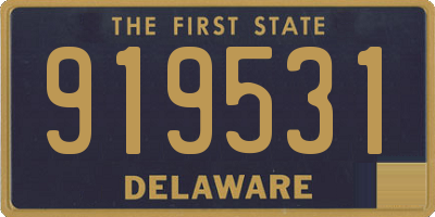 DE license plate 919531