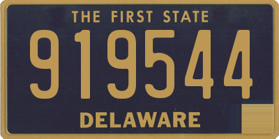 DE license plate 919544