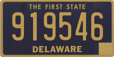 DE license plate 919546