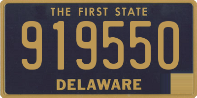 DE license plate 919550