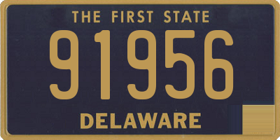 DE license plate 91956