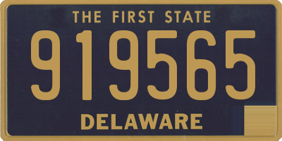 DE license plate 919565