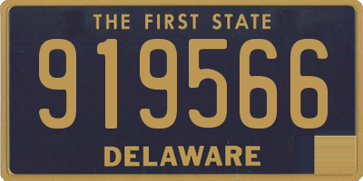 DE license plate 919566