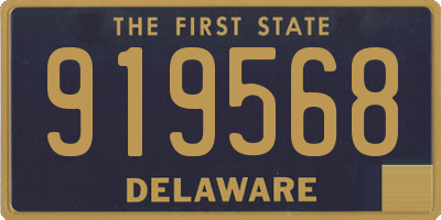 DE license plate 919568