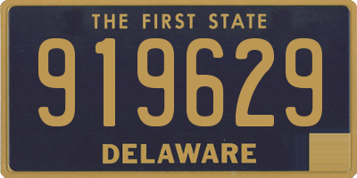 DE license plate 919629