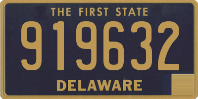 DE license plate 919632