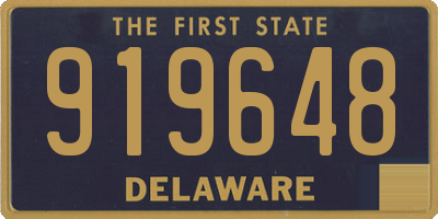 DE license plate 919648