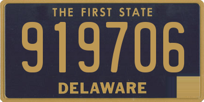 DE license plate 919706