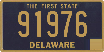 DE license plate 91976