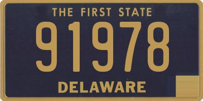 DE license plate 91978
