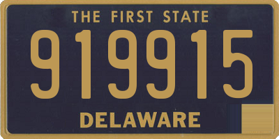 DE license plate 919915