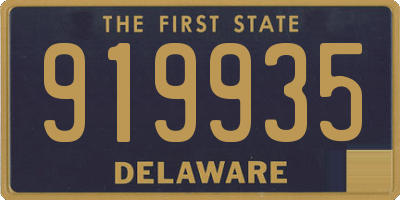 DE license plate 919935