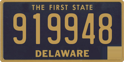 DE license plate 919948