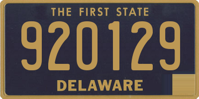 DE license plate 920129