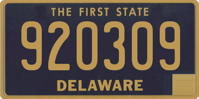 DE license plate 920309