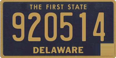 DE license plate 920514