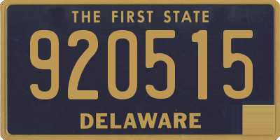 DE license plate 920515