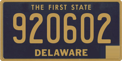 DE license plate 920602