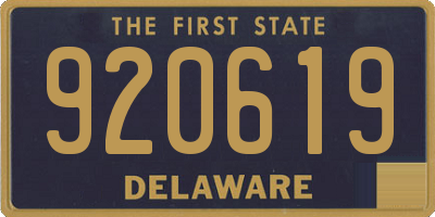 DE license plate 920619