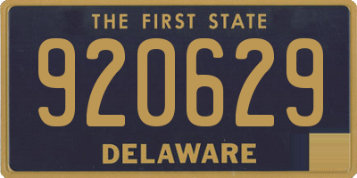 DE license plate 920629