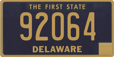DE license plate 92064