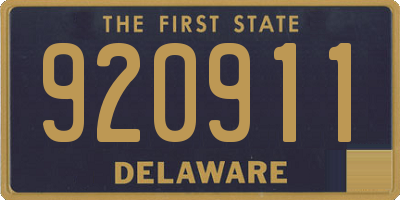 DE license plate 920911